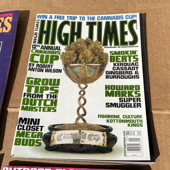 Lot Of 4 Vintage High Times Magazines - Picture 8 of 8